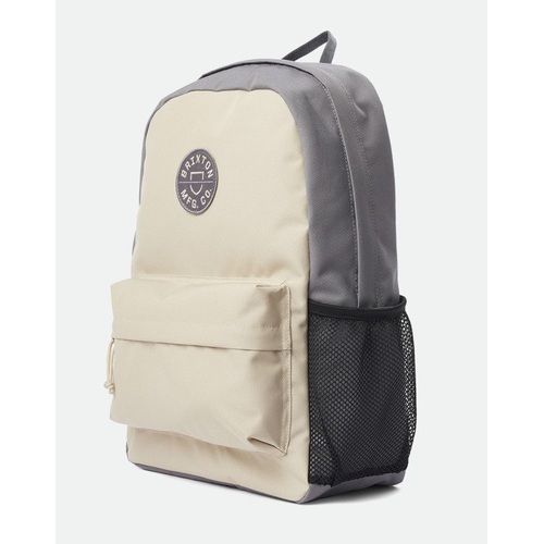 Brixton Backpack Crest Vanilla/Charcoal/Black