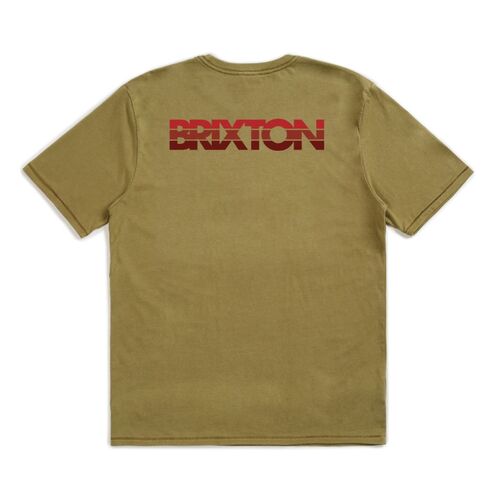Brixton Tee Interceptor II Premium Washed Olive [Size: Mens Medium]