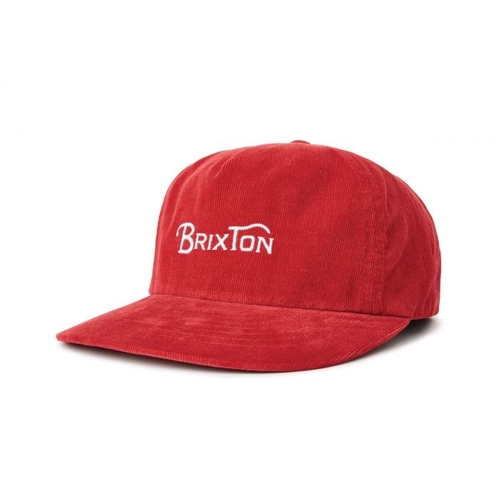 Brixton Hat Wheelie LP Strapback Scarlet