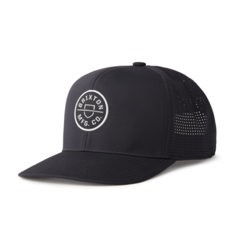 Brixton Hat Crest X MP Snapback Black