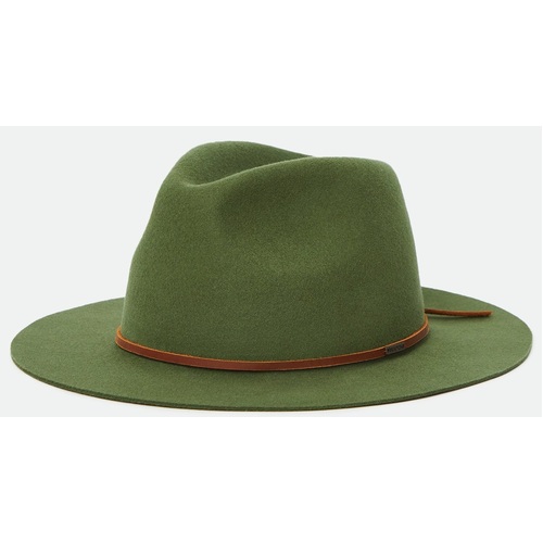 Brixton Hat Wesley Fedora Clover Green [Size: Mens X Small]