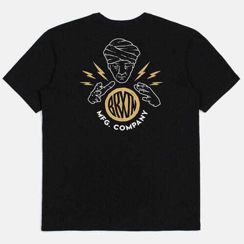 Brixton Tee Seer Tailored Fit Black [Size: Mens Medium]