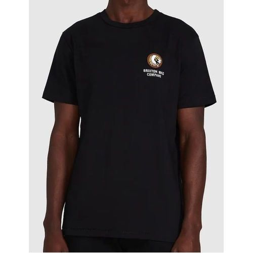 Brixton Tee Rival Line TLRT Black [Size: Mens Medium]
