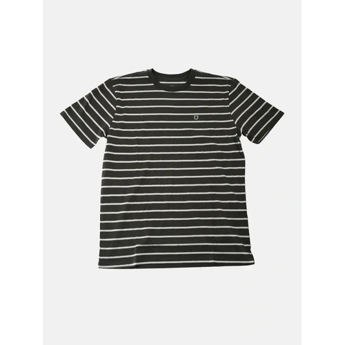 Brixton Tee Hilt Shield Knit Washed Black [Size: Mens Medium]