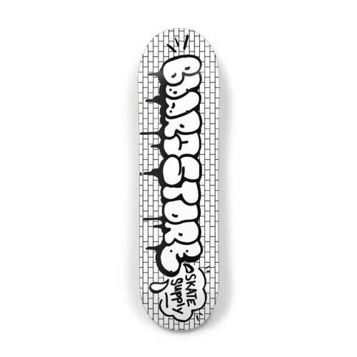Boardstore Deck Throwie White [Size: 8.1 Inch Width]