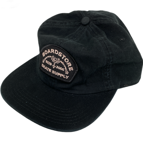 Boardstore Hat Crest Black