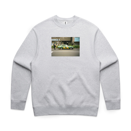 Boardstore Jumper x Cody McMillan Japataxi Crew White Marle [Size: Mens Medium] [Colour: White]