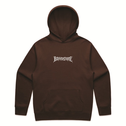 Boardstore Jumper Spooky Hood Brown/White [Size: Mens Small] [Colour: Brown]