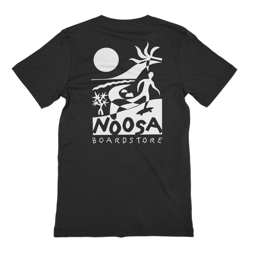 Boardstore Tee Noosa Tea Tree Black/White [Size: Mens Small]