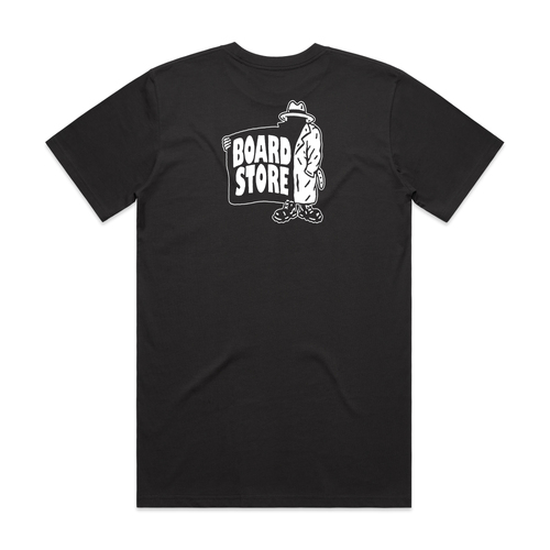 Boardstore Tee Trench Coat Coal [Size: Mens Small]