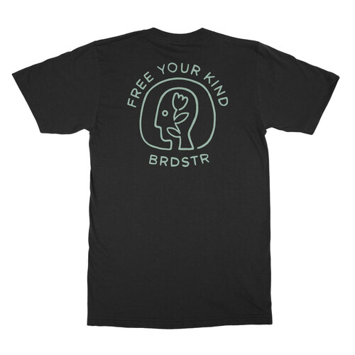 Boardstore Tee Heavyweight Free Your Kind Black [Size: Mens Small]
