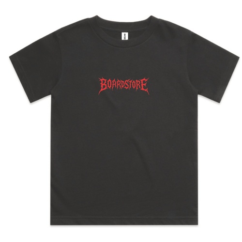 Boardstore Youth Tee Spooky Black/Red [Size: Youth 2] [Colour: Black]