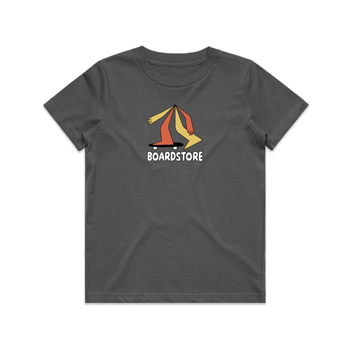 Boardstore Youth Tees Sunshine Skating Charcoal [Size: Youth 2]