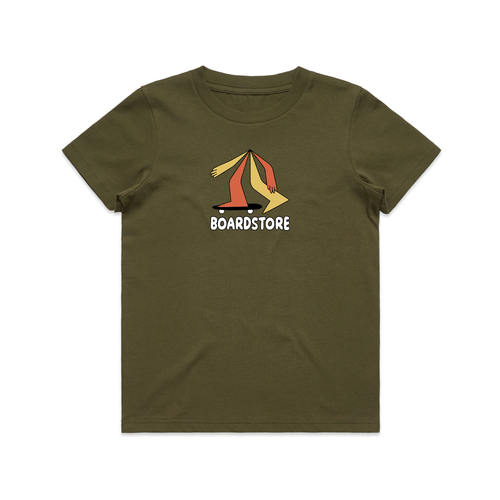 Boardstore Youth Tees Sunshine Skating Olive Green [Size: Youth 2]