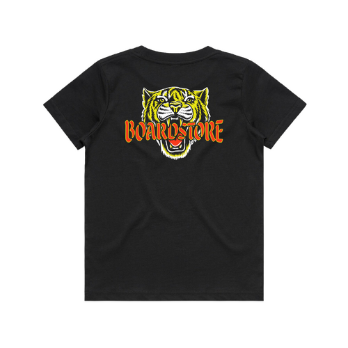 Boardstore Youth Tee Tiger Black [Size: Youth 2]