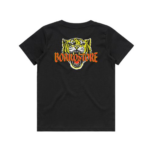 Boardstore Youth Tee Tiger Black [Size: Youth 10/Small]