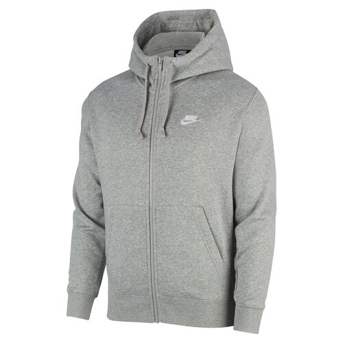 Nike SB Jumper Club Hoody Full Zip Heather Grey [Size: Mens Small]