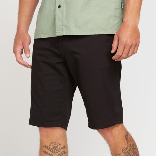 Volcom Youth Shorts Solver Lite Black [Size: Youth 8/XSmall]