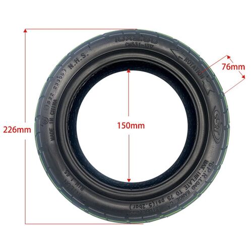 E-Scooter Tyre 10 inch 10x2.5 CST Tubeless (CM531-11)