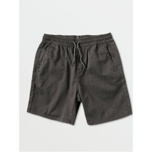 Volcom Youth Shorts Frickin Elastic 15 Inch Charcoal Heather [Size: Youth 8/XSmall]