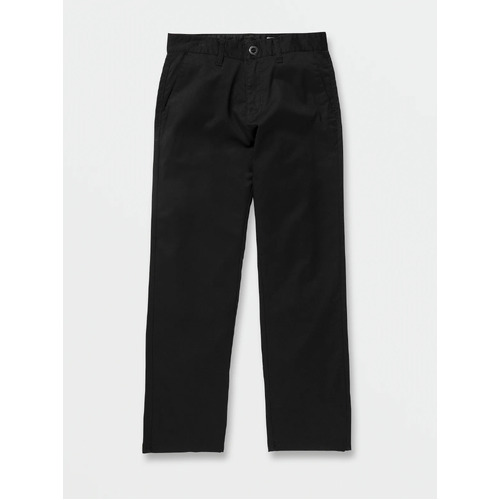 Volcom Youth Pants Frickin Regular Stretch Black [Size: Youth 10/Small]