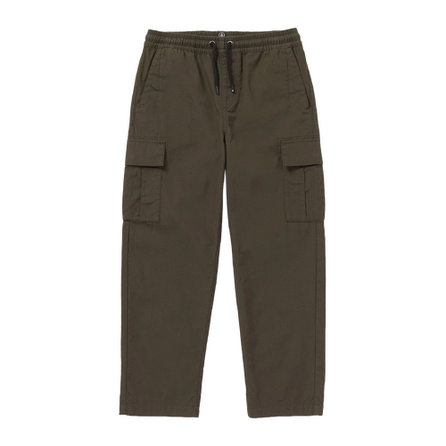 Volcom Youth Pants March Cargo Elastic Waist Wren [Size: Youth 8]