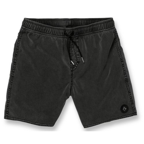 Volcom Youth Shorts Center 17 Trunk Black [Size: Youth 8]