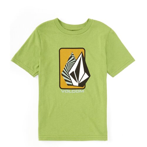 Volcom Youth Tee Rampstone Geo Seaweed Green [Size: Youth 12]