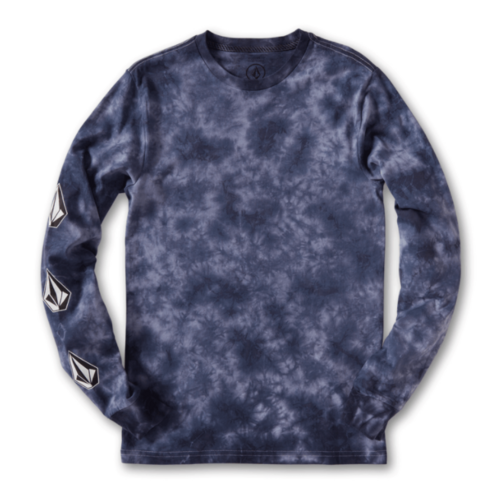Volcom Youth Tee L/S Iconic Stone Tie Dye [Size: Youth 8/XSmall]