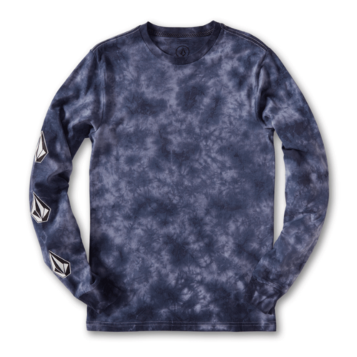 Volcom Youth Tee L/S Iconic Stone Tie Dye [Size: Youth 14/Large]
