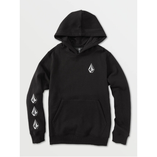 Volcom Youth Jumper Iconic Stone Pullover Black [Size: Youth 8/XSmall]