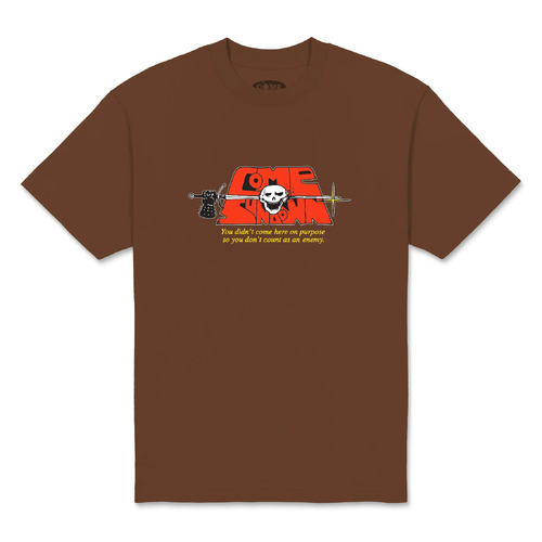 Come Sundown Tee Split Brown [Size: Mens Large]