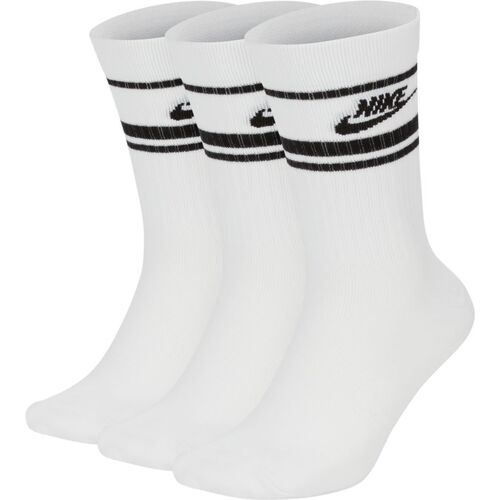 Nike SB Youth Socks 3pk Crew Essential Stripe White US 3-5