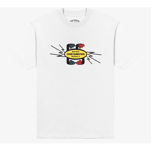 Come Sundown Tee Circuit White [Size: Mens Medium] [Colour: White]