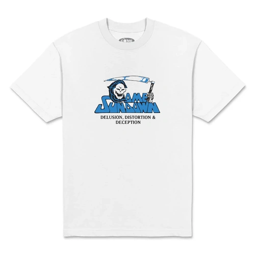 Come Sundown Tee Delusion White [Size: Mens Medium] [Colour: White]