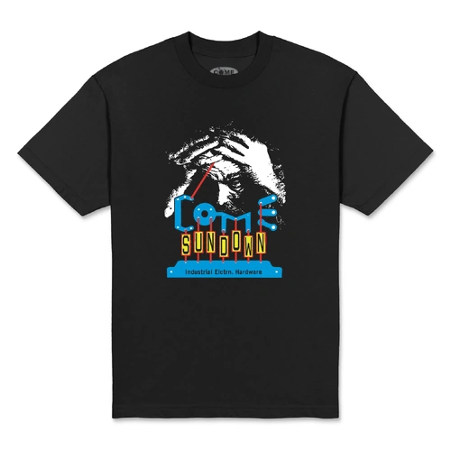 Come Sundown Tee Hardware Black [Size: Mens Medium] [Colour: Black]