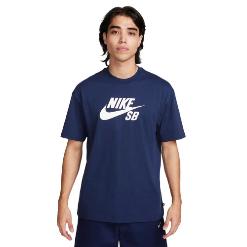 Nike SB Tee Logo Chest Midnight Navy [Size: Mens Small]