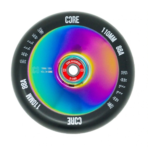 Core Wheel HOLLOW Stunt V2 110mm - Black/NeoChrome (single wheel)