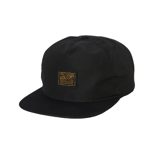 Volcom Hat Road Test Snapback Black