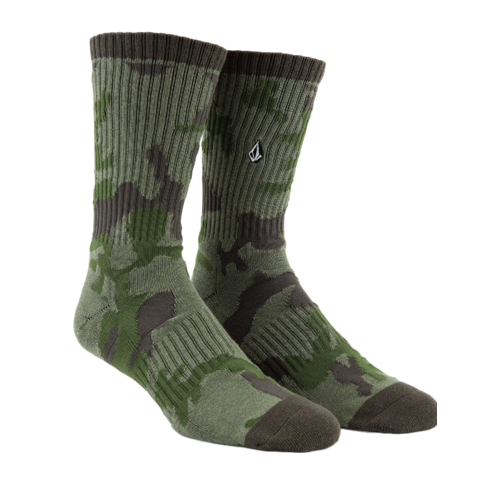 Volcm Socks Vibes Army 1pk US 9-12