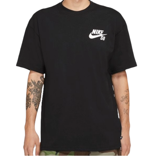 Nike SB Tee Small Logo LHC Black/White [Size: Mens Medium]
