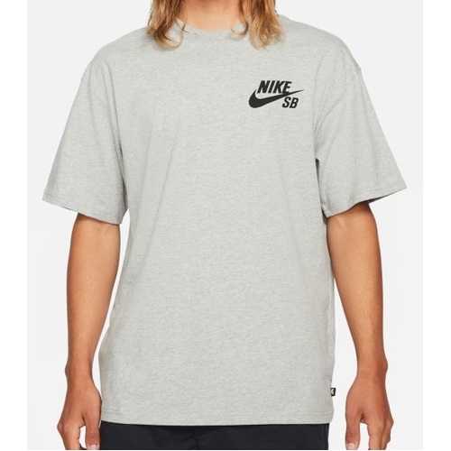 Nike SB Tee Small Logo LHC Grey/Black [Size: Mens Small]
