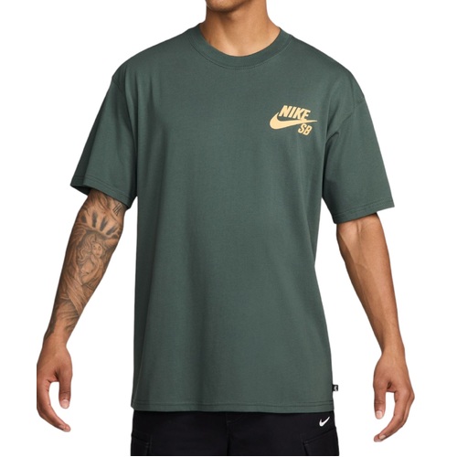 Nike SB Tee Logo Left Breast Dark Green [Size: Mens X Large] [Colour: Green]
