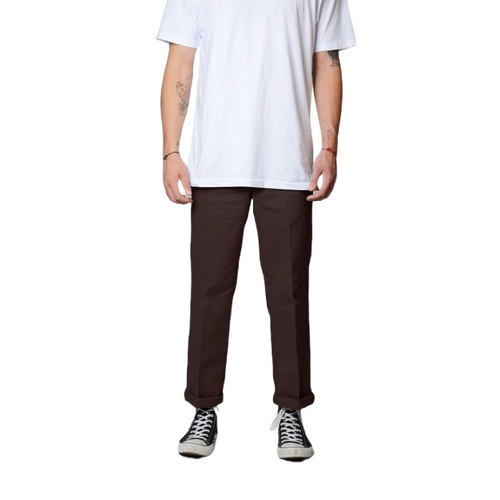 Dickies Pants Original Work Wear 874 Dark Brown [Size: 28]