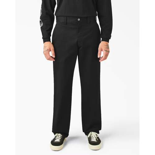 Dickies Pants X Spitfire Flannel Cuff Black [Size: 30 inch Waist] [Colour: Black]