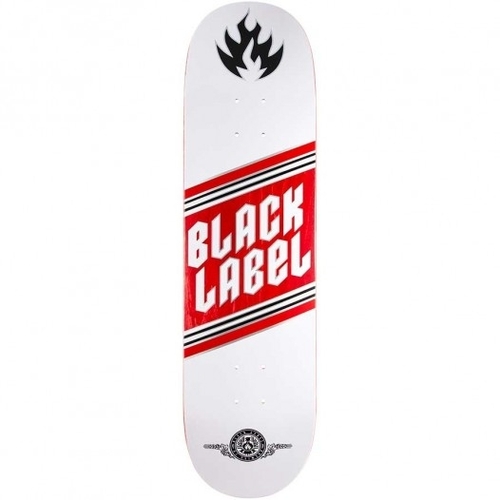 Black Label Deck Top Shelf Knockout White 8.25