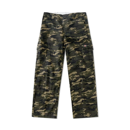 Dickies Pants Cargo Ripstop 85-283 Loose Fit Double Knee Camo [Size: 28 inch Waist]