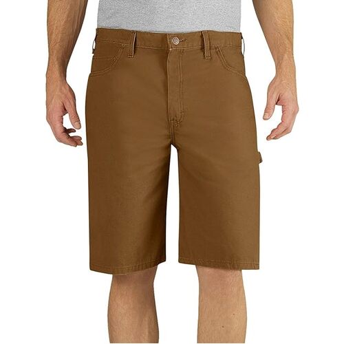 Dickies Shorts DX200 Relaxed Carpenter Canvas 11 Inch Duck Brown [Size: 28 inch Waist]