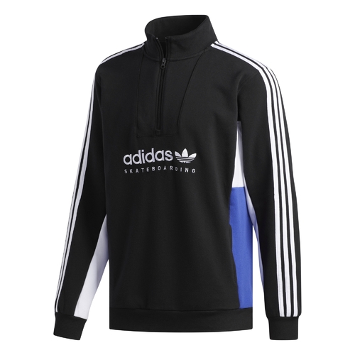 Adidas Jumper Apian Black/White/Active Blue [Size: Mens X Small]