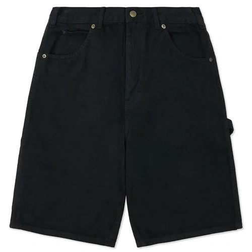 Dickies Youth Shorts DX200Y Denim Relaxed Fit Carpenter Rinsed Black